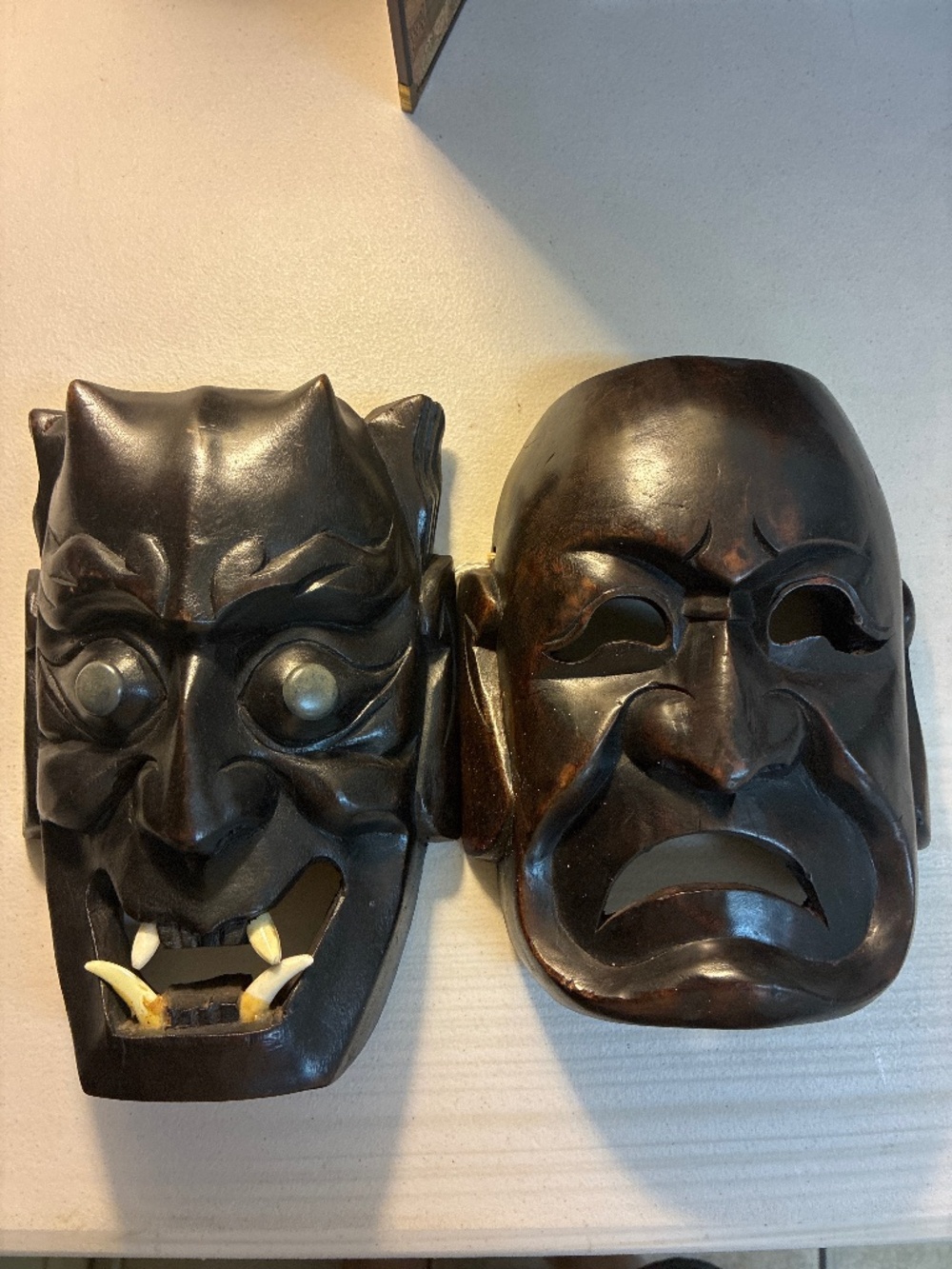 Japanese noh masks